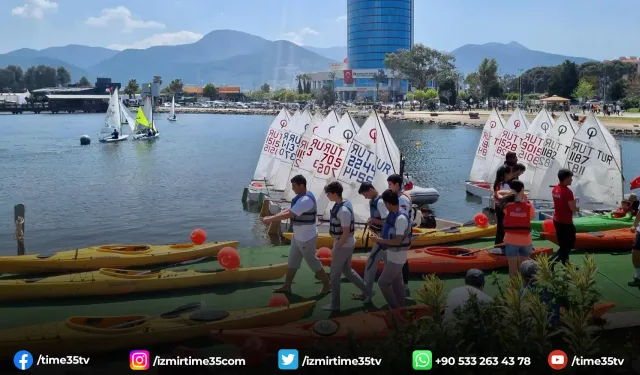 İzmir’de çocuklar Su Sporları Şenliği’nde buluştu