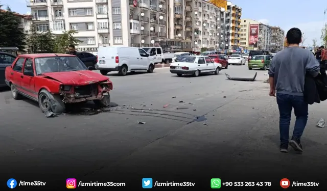 Otomobil ile motosiklet çarpıştı: 1 yaralı