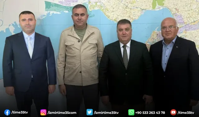Taksicilerden Emniyet'e teşekkür ziyareti