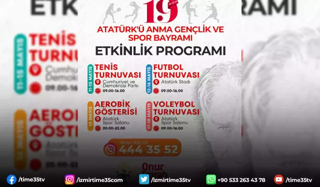 Çiğli’de 19 Mayıs coşkusu başlıyor