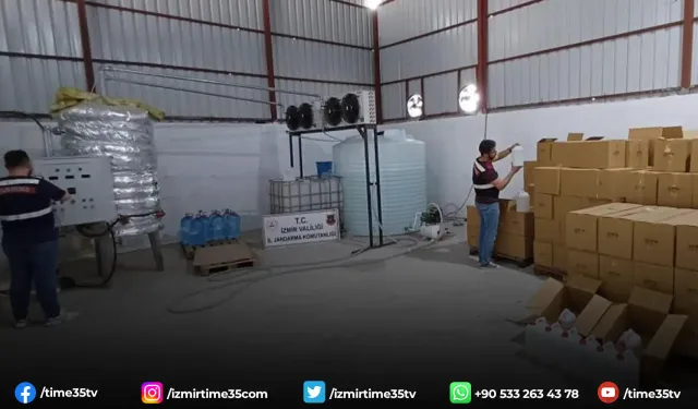 10 milyon liralık kaçak alkol operasyonu: 4 gözaltı