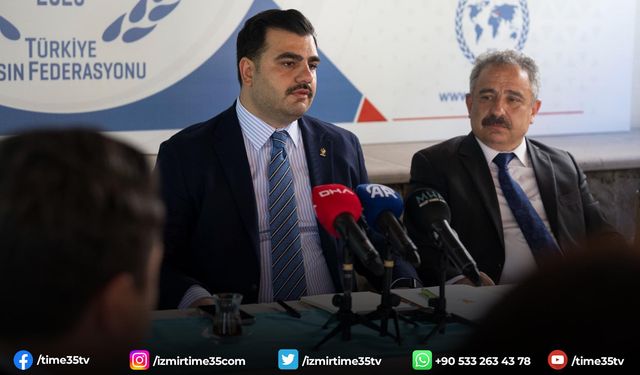 AK Partili İnan, basın mensupları ile bir araya geldi