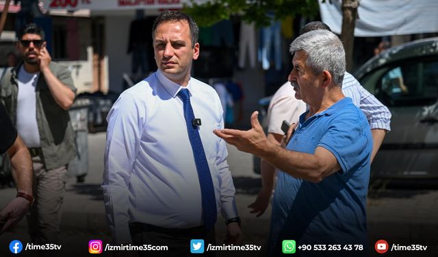 Başkan Eşki'den Çamdibi esnafına ziyaret