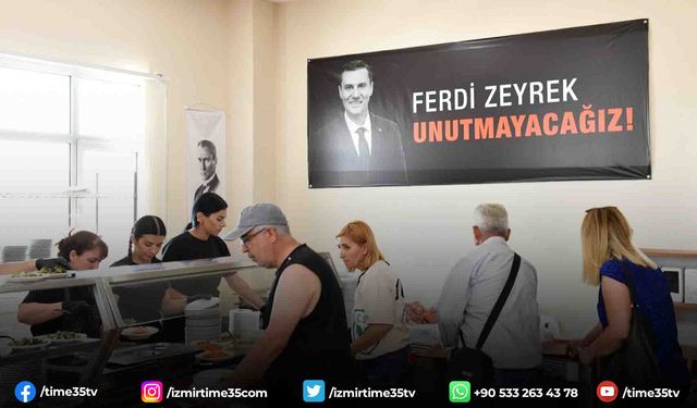Çiğli Belediyesi’nden Ferdi Zeyrek için anlamlı anma