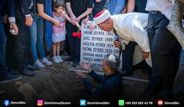 Ferdi Zeyrek'e küçük kızından karanfilli veda