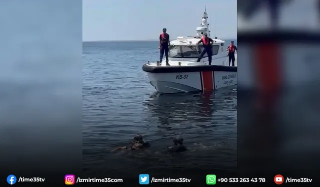 İzmir'de denize düşen genç ölümle pençeleşiyor