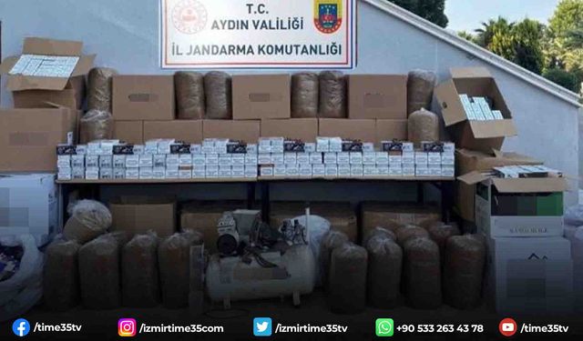 Jandarmadan sigara kaçakçılarına darbe