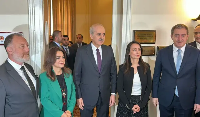 TBMM Başkanı Kurtulmuş DEM Parti grubunu ziyaret etti