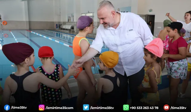 Menemen’de ücretsiz yüzme kursu kayıtları başladı