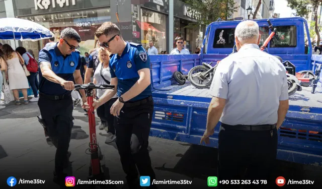 Yaya yollarında scooter ve motora geçit yok
