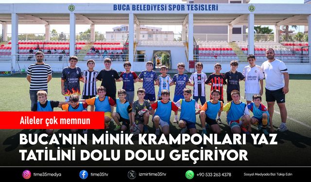 Buca’nın minik kramponları yaz tatilini dolu dolu geçiriyor