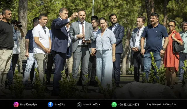 Başkan Tugay Buca’da Hasanağa Bahçesi’ni ziyaret etti