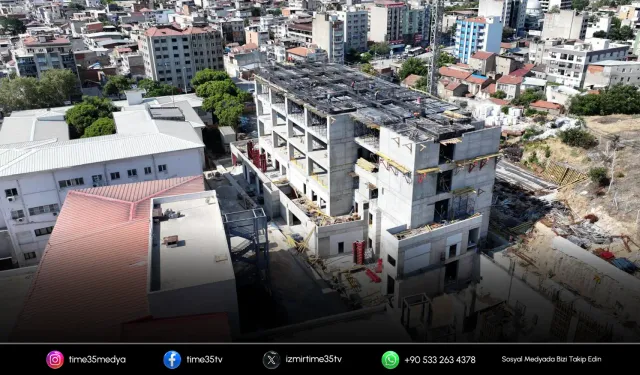 549 milyon liralık projede beşinci kat tamamlanıyor