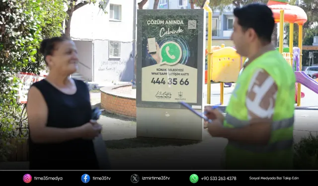 Konak İletişim Merkezi ekipleri sahada