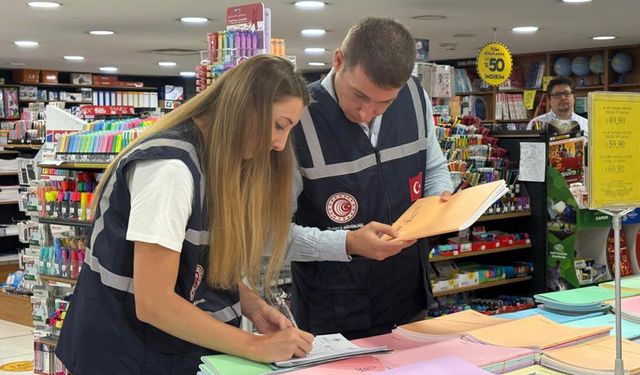 Ticaret Bakanlığı’ndan kırtasiye ürünlerine sıkı denetim