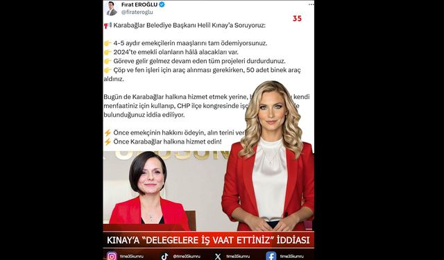 Başkan Kınay’a: Delegelere iş vaat etti iddiası