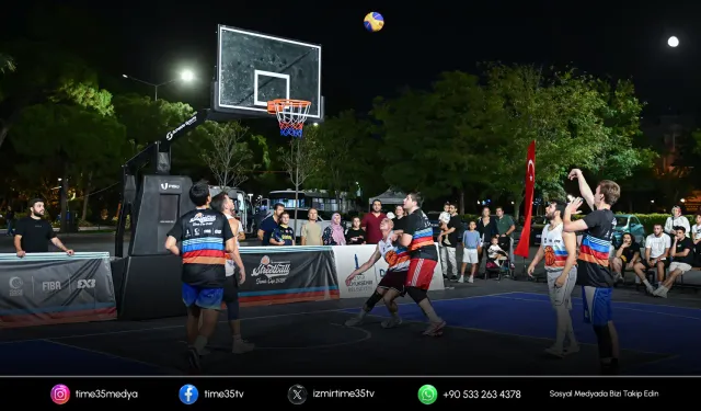 İzmir’de 3x3 Streetball heyecanı sona erdi