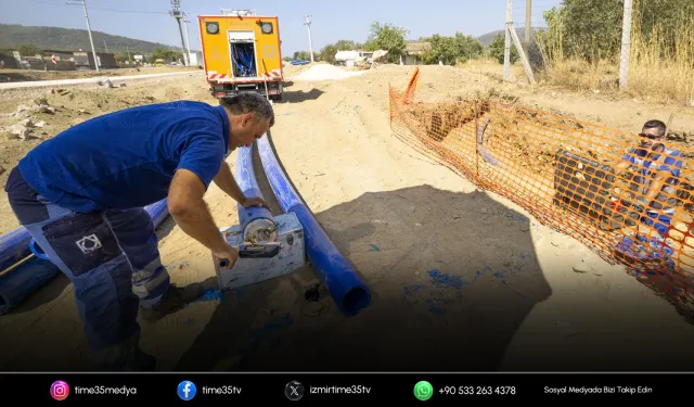 Tire’ye can suyu: 4,5 km’lik yeni içme suyu hattı