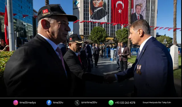 Başkan Tugay gazileri ağırladı: “Sizi ailem gibi görüyorum”