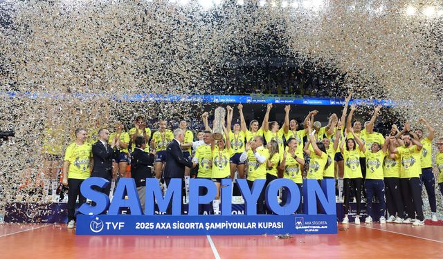 AXA Sigorta Şampiyonlar Kupası  şampiyonu Fenerbahçe
