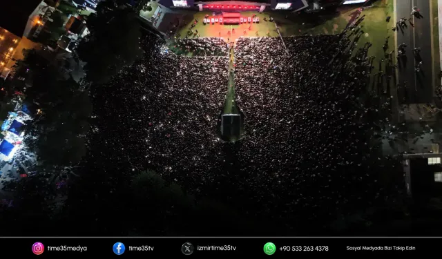 55 bin Aydınlı Aydınfest’te müzikle buluştu