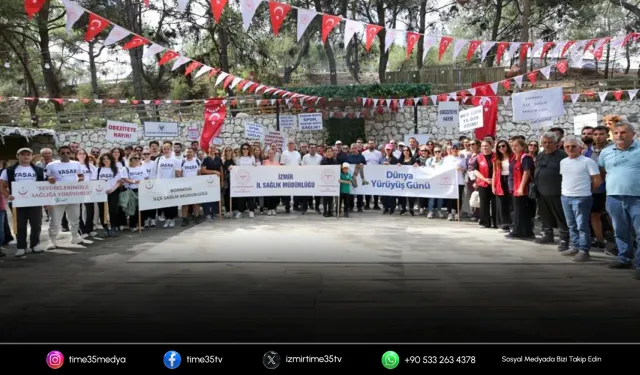 İzmir'de sağlık için doğa yürüyüşü
