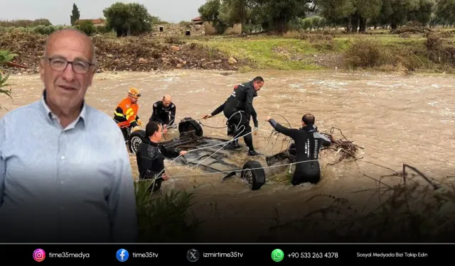 Foça'daki selde acı detay