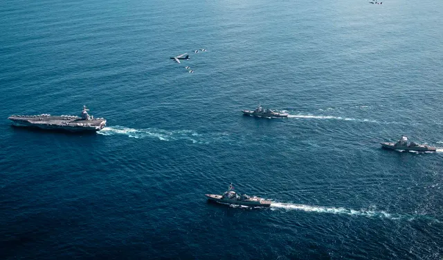 ABD’nin dev uçak gemisi Karayipler’de!