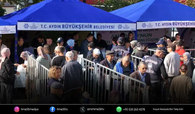 Aydın Büyükşehir'in ürettiği fideler Sökeli vatandaşlara dağıtıldı