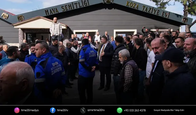 Konak’ta taziyeevi yıkımı gerginliği