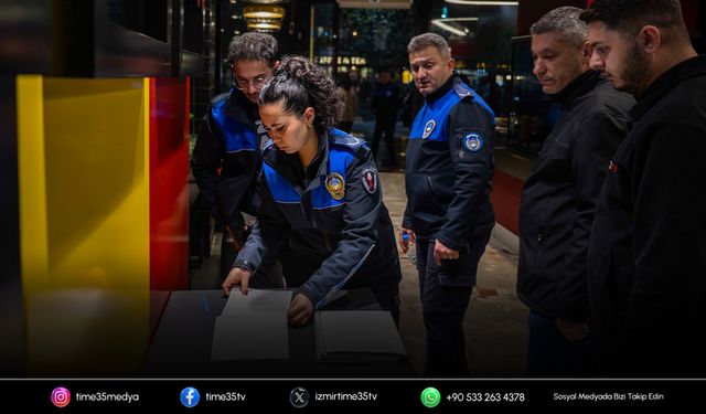 Bornova’da yılbaşı öncesi eğlence mekanlarına denetim