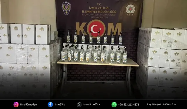 İzmir dahil 17 ilde kaçak içkiye darbe