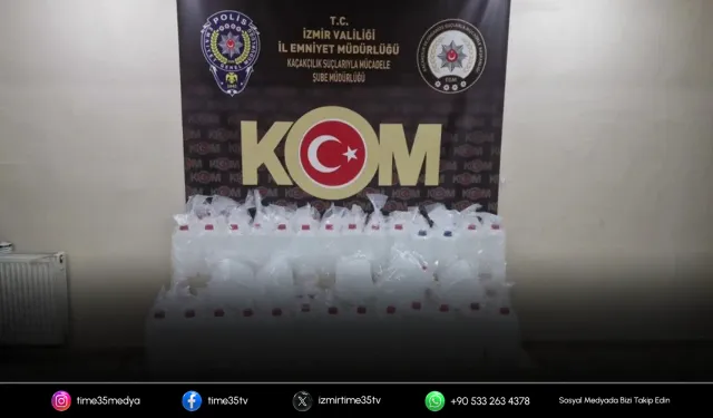 İzmir’de sahte içki operasyonu: 2 tutuklama