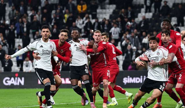 Beşiktaş evinde Gaziantep FK ile 2-2 berabere kaldı