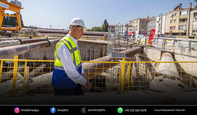 Buca metrosunda tünel kazıları tamamlanma aşamasında