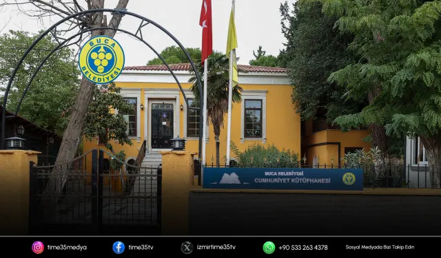 Buca’daki Cumhuriyet Kütüphanesi yoğun ilgi görüyor