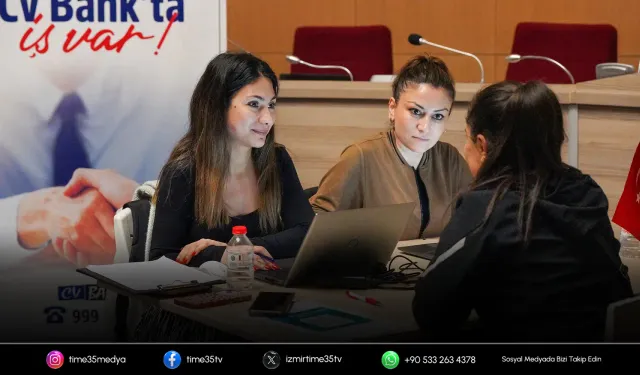 Gaziemir’de CV Bank umut oldu: 967 kişi iş buldu