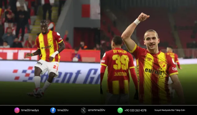 Göztepe'de oyunculardan taraftara mesaj var