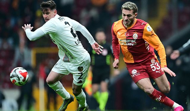 Galatasaray sahasında puan bıraktı