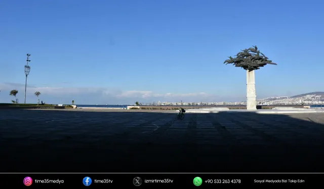 Yeni yılın ilk gününde İzmir'de sessizlik