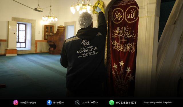 Aydın’da camiler Ramazan’a hazırlanıyor