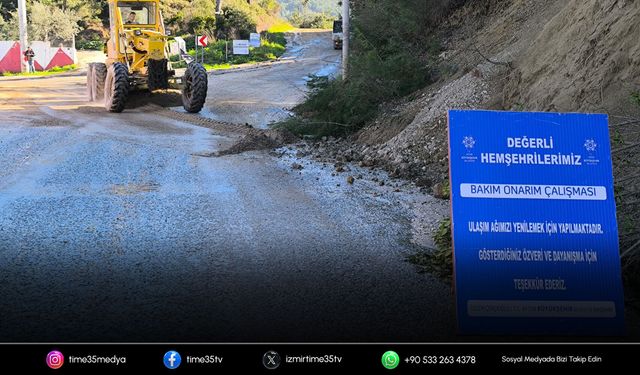 Aydın’ın 17 ilçesinde eş zamanlı yol çalışması