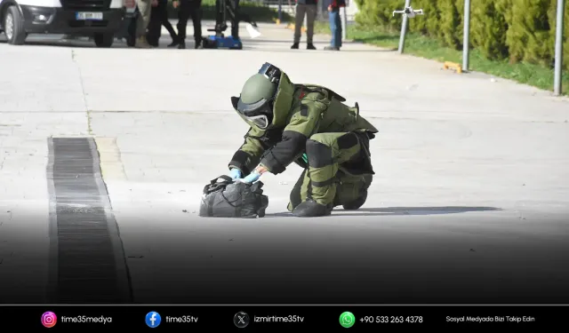 İzmir Bölge Adliye Mahkemesi'nde bomba tatbikatı