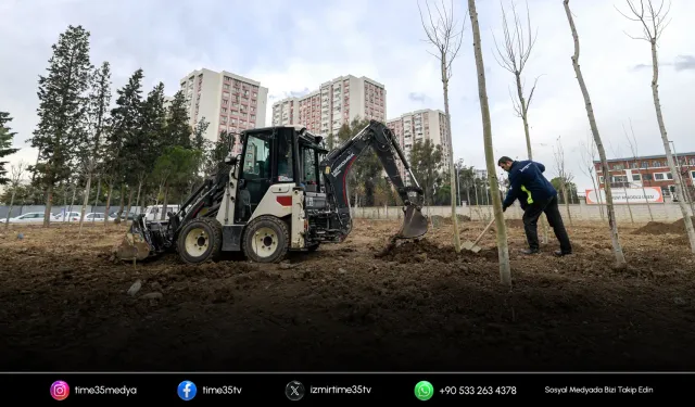 İzmir’de atıl alanlar mini ormanlara dönüşüyor