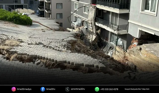 İzmir’de şiddetli yağışlar sonrası heyelan tehlikesi