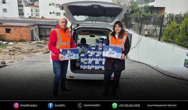 Kuşadası Belediyesi'nin süt desteği büyüyerek sürüyor