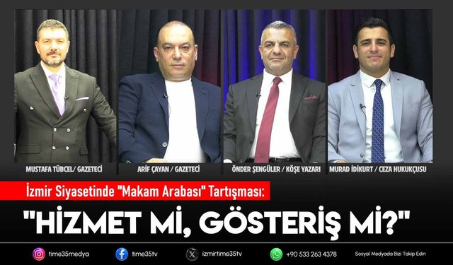 İzmir Siyasetinde "Makam Arabası" Tartışması: "Hizmet mi, Gösteriş mi?"