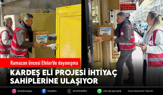 Efeler Belediyesi’nden Ramazan öncesi Kardeş Eli