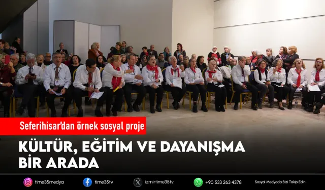 Seferihisar’ın 3. Yaş Üniversitesi projesine yoğun ilgi