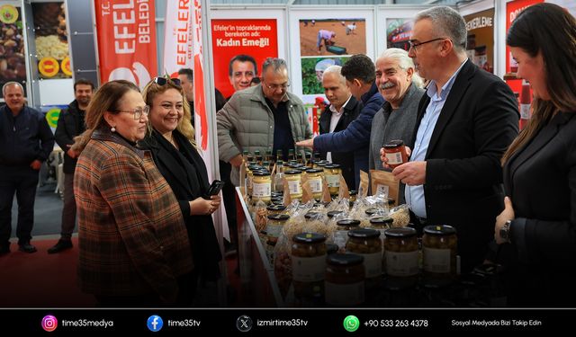 Efeler’in kadın emeği fuarda sergilendi